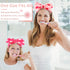 WHAVEL 9 Pack Pink Spa Headband for Washing Face, Makeup Headband Skincare Headbands Face Wash Headband Fluffy Hair Band for Washing Face (B. Pink...