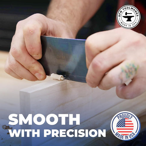 Rectangle Card Scraper - Precision Cabinet Multi-use Scraper for Woodworking, Wood Fine Finishers, Glue Scraper, Quality Handcrafted Card Shaping ...