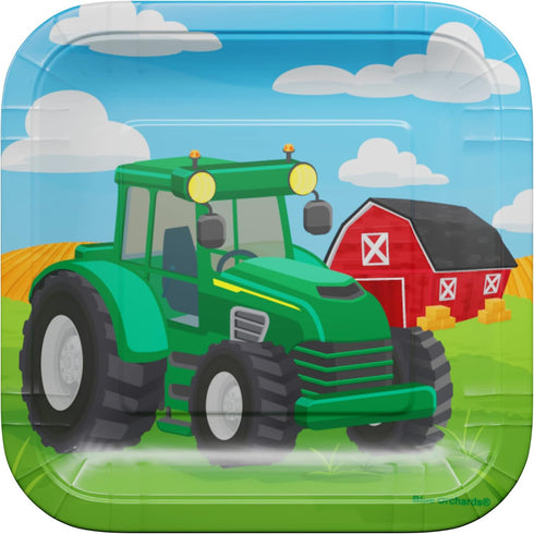 Blue Orchards Tractor Value Party Pack - 64 Pieces for 20 Guests - Farm Animal, Baby Shower Themed Supplies...