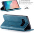 Samsung Galaxy S10 Wallet Case, Magnetic Stand Leather Flip Protective Case with ID & Credit Card Slots Holder Case Wallet for Galaxy S10(Blue)...