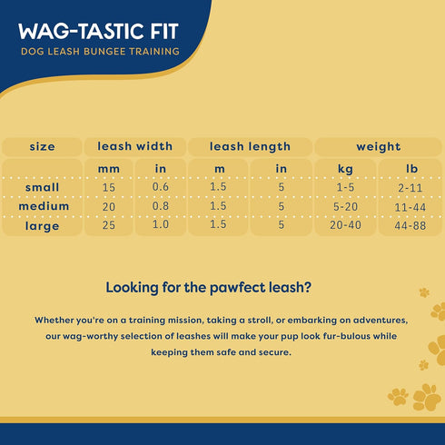 Good Scout Heavy Duty Bungee Leash, Walking & Training Leash for Puppies & Adult Dogs, Blue, Medium...