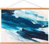 FALAMON Magnetic Poster Hanger Frame, 24x36 24x18 17x24 Teak Wood Magnet Poster Frame for Posters, Prints, Photos, Pictures, Maps, Scrolls, and Ca...