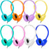 Kids Bulk Headphones for Classroom School 8 Pack Durable Wired Classroom Headphones for Kids Student Children Teens Boys Girls HD Sound 3.5mm Jack...
