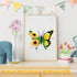 ECJWEI Embroidery Kit for Beginners, 5 Sets Embroidery Kit with Embroidery Patterns, Butterfly Cross Stitch Kits includes Embroidery Thread Embroi...
