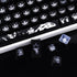 Hyekit Keycaps 108 Keys Backlight Keycap Set OEM Profile Double Shot Shine Through Custom Keycaps for Cherry Gateron MX Switches Mechanical Keyboa...