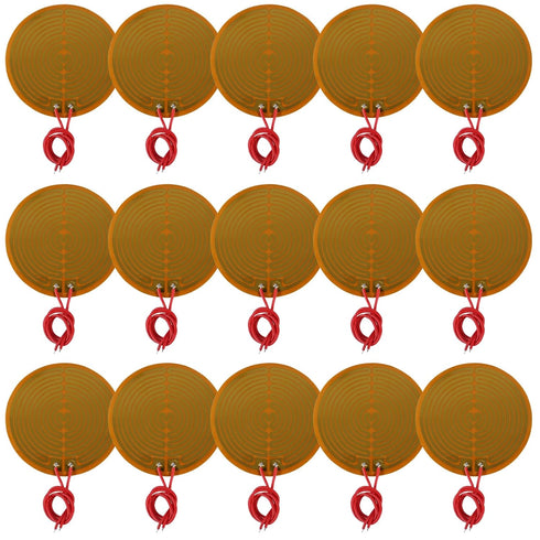 15pcs 70mmx70mm Film Heater Plate Adhesive Pad, PI Heating Elements Film 12V 13W Strip Heater Adhesive Polyimide Heater Plate (12V 13W 70mmx70mm)...