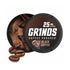 Grinds Coffee Pouches |Tobacco Free, Nicotine Free Healthy Alternative | 3 Cans of Black Coffee | 18 Pouches Per Can | 1 Pouch eq. 1/4 Cup of Coff...