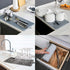 Dish Mat Silicone Dish Drying Mats Works For Drying Stemware Cocktail Glasses Silverware Pots Pans Knives and Dish Rack for Kitchen Counter Sink B...
