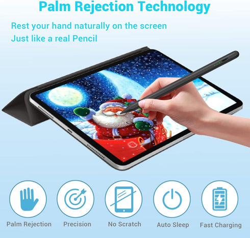 Stylus Pen for Apple Ipad Pencil - Stylus for iPad 9th 10th Generation Palm Rejection for Apple Pen 2018-2022 Ipad 6th 7th 8th 9th 10th Gen Mini 6...