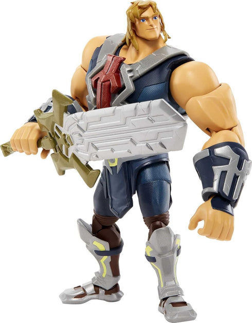 Masters of the Universe Masterverse Animated He-Man Action Figure with Accessories, 7-inch MOTU Collectible Gift...