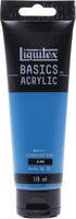 LIQUITEX Acrylic Paint Basics B-096, Fluorescent Blue, 4.0 fl oz (118 ml)...