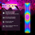 TECKWRAP Black Holographic Reflective Adhesive Vinyl Flashlight Sensitive Vinyl for DIY Craft Cutters, Signs, Scrapbooking, 1ftx5ft, Black...