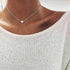 Simple Choker Heart Pendant Necklace for women (silver)...