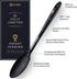 DI ORO Cooking Spoon - Solid Silicone 600F High Heat Nonstick Cookware Safe - Kitchen Spoon for Cooking & Baking - Large Serving & Mixing Utensil ...