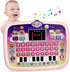 Kid Tablet Toddler Learning Pad Interactive Toy with Screen -Educational Toys Fun Gifts -Music/Piano/ABC/Numbers/Words/Spell/Animals - for Boys&Gi...