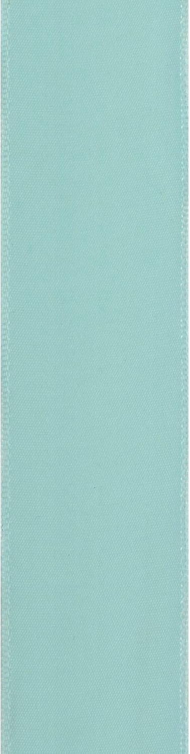 Berwick Offray 1.5" Single Face Satin Ribbon, Aqua Blue, 25 Yds...