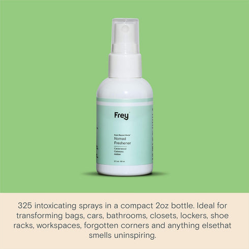 FREY Fabric Freshener Spray | Linen Spray Deodorizer for Laundry Refreshing | Defends Against Tough Odors | All Three Scents: Cedarwood, Sandalwoo...