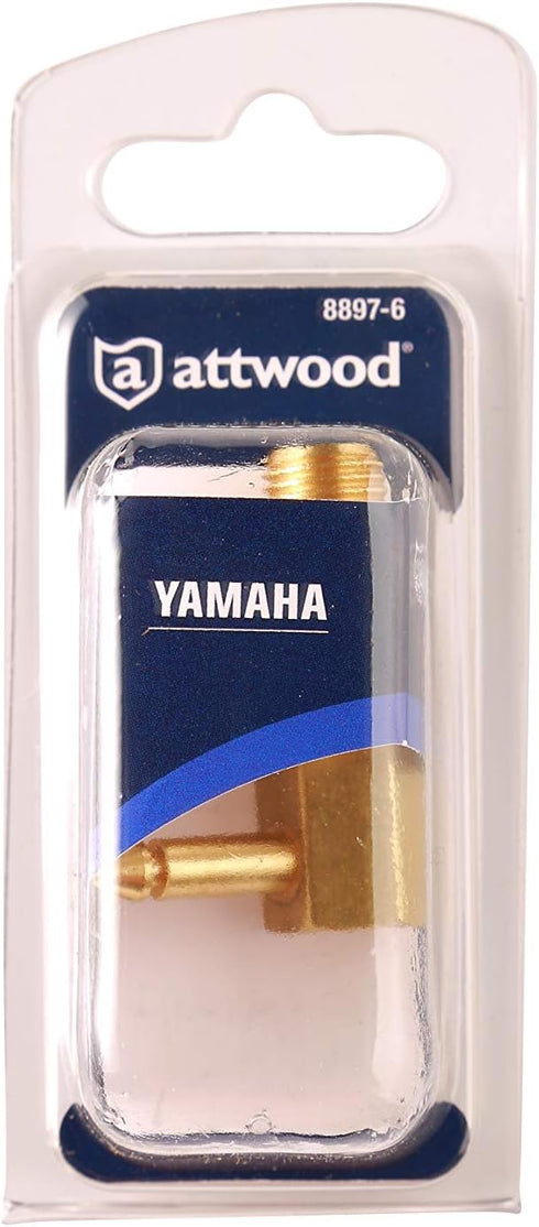 Attwood 8897-6 Brass Quick-Connect Tank Fitting 1/4-Inch NPT Male Thread for Yamaha...