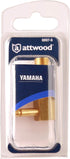 Attwood 8897-6 Brass Quick-Connect Tank Fitting 1/4-Inch NPT Male Thread for Yamaha...