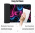 Ovenbird Gaming Mouse Pad with Stitched Edges, Topographic Map Pink Mouse Pad, Extended XL Mousepad with Anti-Slip Base, Cool Neon Large Mouse Pad...