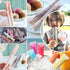 Popsicle Holder Bags Mermaid and Shark Ice Pop Sleeves Freezer Reusable Popsicle Covers 10 Pc...