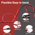 14/2 Gauge 75 FT Red Black Hookup Electrical Wire Cable LED Strips Extension Cord 12V/24V DC, 14AWG Flexible Speaker Wire Cable for Car Audio, Hom...