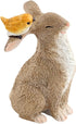Top Collection Miniature Fairy Garden and Terrarium Rabbit Playing with Bird Statue...
