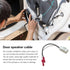 4pcs Front Rear Door Speaker Wire Harness Connector Plug for Jeep 2014-2018 Renegade...