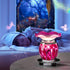 HUNANBANG 1 X Purple Tie Dye Electric Oil Warmer with a Mirrored Base...