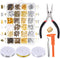 PAXCOO Jewelry Making Supplies Kit - Jewelry Repair Tools with Accessories Jewelry Pliers Findings and Beading Wires for Adult and Beginners...