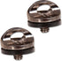 Camera Tripod Adapter Ring - Quick Install/Release 1/4"-20 Neck and Wrist Strap Mount for Camera Slings and Securing Camera Lanyards - (2-Pack)...