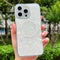 for iPhone 15 Pro Case Compatible with MagSafe,Cute Magnetic Hard Back Shockproof Women Phone Case for iPhone 15 Pro 6.1"- White Pearl Tort...