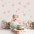 66 Pcs Butterfly Cupcake Toppers Birthday Party Decor,Pink Gold Cake Topper Picks Decor for Girls Women Wedding Birthday Party Baby Shower Party W...