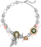 Pink Statement Flower Choker Cameo Necklace for Women, Formal Evening Floral Jewelry Accessories Romantic Cool Gifts for Her Women in Their 20s 30...