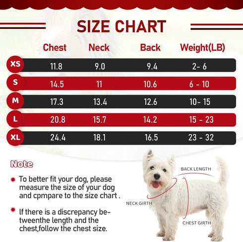 Dog Sweater Dress Plaid Knitwear for Small Medium Dogs Warm Puppy Pet Turtleneck Stretch Pullover Cute Fall Winter Vest Clothes with Leash Hole fo...