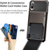 Vofolen Case for iPhone Xs Case iPhone X Wallet ID Slot Credit Card Holder Scratch Resistant Dual Layer Protective Bumper Rugged TPU Rubber Armor ...