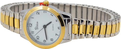 Women Classic Stretch Band Easy-to-Read Watch(Doesn't Fit Small Wrist)...