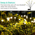 Solar Garden Lights 1 Pack 8 Led flower bed lights- Beautiful and Decorative Outdoor Patio Decor with Swaying Fairy Lights - Ground Solar Lights f...