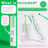 RYERCAT Dual Sided Cat Toothbrush - Kitten Toothbrush with Micro Head to fit into Cat/Kittens Mouth - Cat Dental Care Supplies - Pet Toothbrush fo...