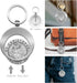 St Christopher Hanging Ornament Car Rearview Mirror Saint Christopher Charms Medal Pendant Bless Driving Safety Gift with Detachable Religious Coi...