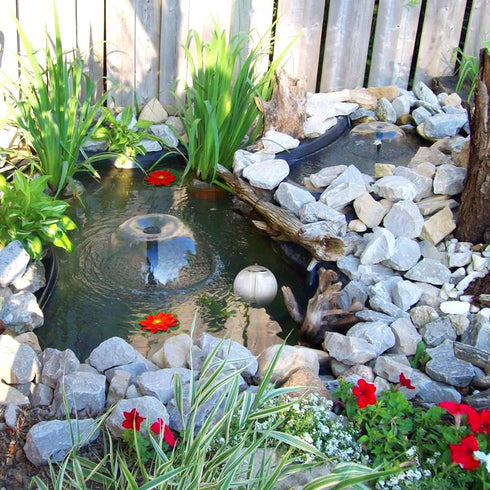 15W 220 GPH Submersible Fountain Pump with LED Light, Ultra Quiet Adjustable Water Pump (800L/H) for Water Feature, Hydroponics, Garden, Pond, Aqu...