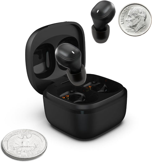 Coby Mini True Wireless Earbuds | Compact Lightweight in-Ear Headphones w/Case | World's Smallest Wireless Ear Buds w/Built-in Mic | Wireless Head...
