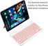 Ultra-Slim Bluetooth Keyboard Portable Mini Wireless Keyboard Rechargeable for Apple iPad iPhone Samsung Tablet Phone Smartphone iOS Android Windo...