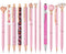 BESARME 12 Pcs Pink Pens Set, Mother's Day Gifts Pink Gifts for Women Crystal Ballpoint Pens Retractable Glitter Fancy Pens for Journaling Offices...