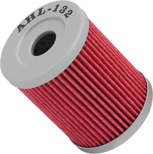 AHL 132 Oil Filter for Suzuki LT230S Quadsport 230 1985-1988,LT160 Quadrunner 160 2003-2004,LTF250 Quadrunner 4x4 250 1988-2002,LT230E Quadrunner ...
