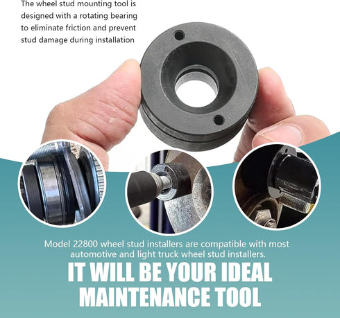 1 PC Car Wheel Stud Installer, Multifunctional Stud Replacements, Automotive Repair Tool Kit, Light Vehicles Part, Universal for Most Cars, Trucks...