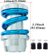 Abfer Shift Knobs Car Gear Weight Manual Knob Shifter Head Extension Fit for Most Automatic MT Transmission Vehicle (Blue)...