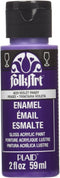 FolkArt Enamel Glass & Ceramic Paint in Assorted Colors (2 oz), 4029, Violet Pansy...