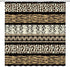 Brown Leopard Print Shower Curtain Cheetah African Animal Leopard Skin Print Geometric Stripes Patchwork Creative Art Bathroom Decor Fabric Curtai...