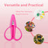 3Pcs Pink Scissors Mini Scissors Travel Set Portable Craft Snips for Sewing Crochet and Embroidery Tiny Small Scissors with Covers Ideal for Women...